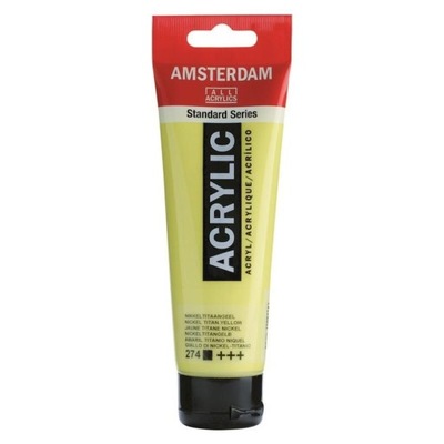 Amsterdam 120ml akryl 274 Nickel Titanium Yellow