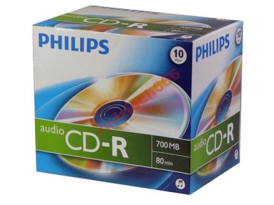 PHILIPS AUDIO CD-R 80min 1szt do muzyki Wa-Wa