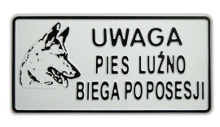 UWAGA PIES BIEGA LUŹNO PO POSESJI. SOLIDNA! ALU!