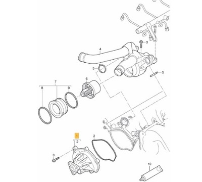 PORSCHE AVEC 94810603301 POMPE EAUX - milautoparts-fr.ukrlive.com