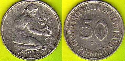 RFN - 50 Pfennig 1969 r. G - 1