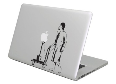 Naklejka na MacBook MacBooka Apple Banksy Mac Air