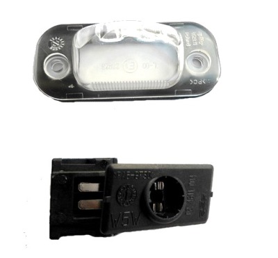 Лампа освещение номерного знака регистрационный vw polo фото №1