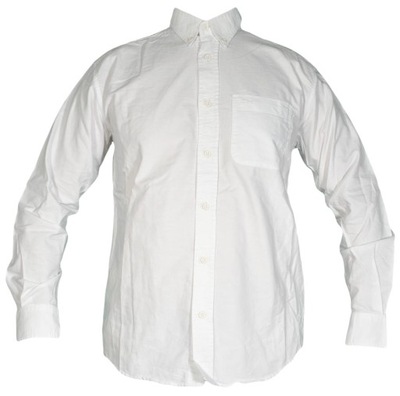 LEE koszula meska WHITE longsleeve CASUAL _ S r36