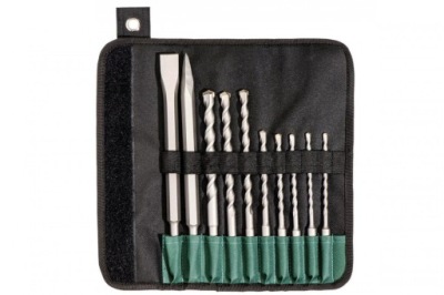 Nastaviť dlut a wiertel SDS-plus METABO 10pc. po prvé,