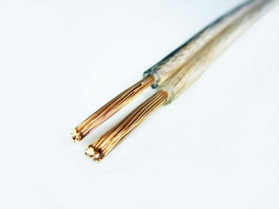 przewód kabel głośnikowy 2 x 0,50 miedziany Cu