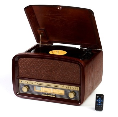 Gramofon RETRO CAMRY CR 1112 RADIO CD USB MP3 RIP