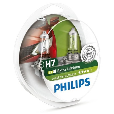 PHILIPS LONGLIFE ECOVISION H7 12V 55W PX26d 2szt