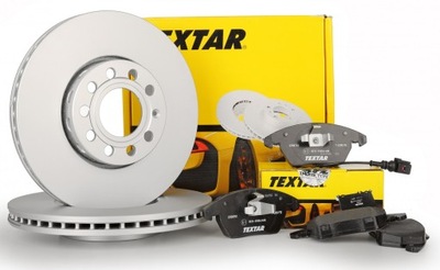 Tarcze Klocki TEXTAR Przód TOYOTA YARIS III 258mm