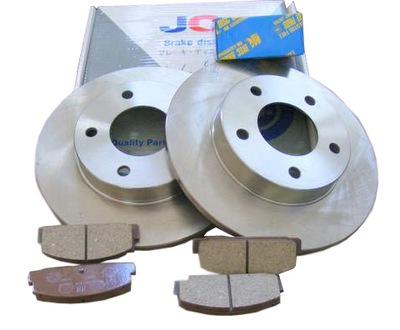 Тормозные колодки+ тормозные диски mazda 626 gf задняя - japońskie фото №1