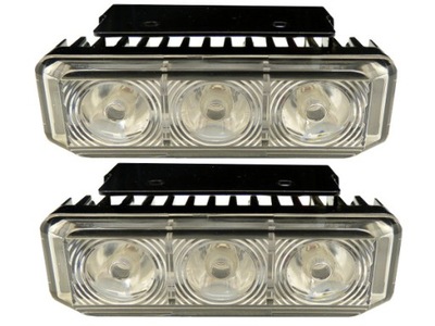 2 x Lampa LED migająca MIGA Kogut Błyskowa 12V 24V