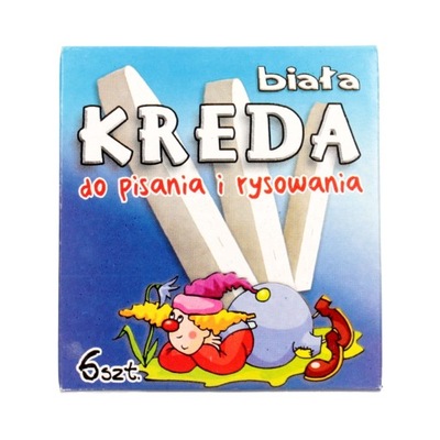 Kreda biała kwadratowa Marbor (6) B2