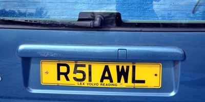 Volvo v70 kombi накладка кришки задня фото №1