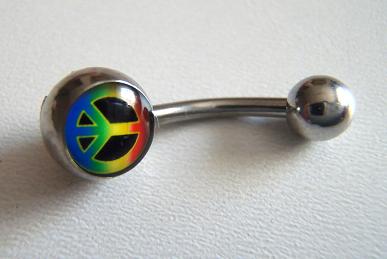 Kolczyk kolczyki do pępka piercing PACYFKA
