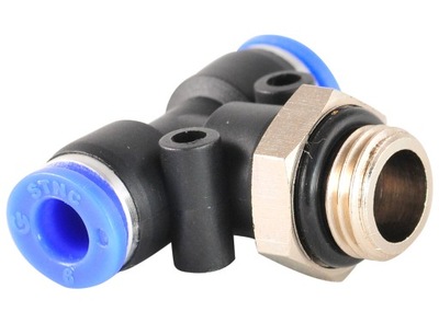 Trójnik T Szybkozłączka 6/4 mm Gwint 1/8"