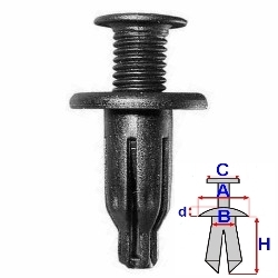 RIVET DE COLLECTEUR EXTENSEUR CHEVROLET DAEWOO - milautoparts-fr.ukrlive.com