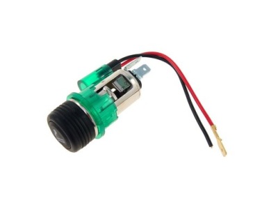 Прикуриватель euro, зелёные подсветка фото №1