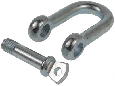 Szekla prosta zwykła ocynkowana 10mm - 1szt