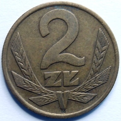 Moneta 2 zł złote 1975 r piękna
