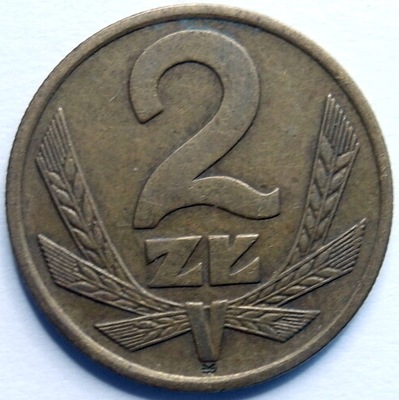 Moneta 2 zł złote 1978 r. bzm
