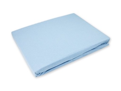 Podložka na matrac - Nieprzemakalne Prześcieradło 140x200 Jersey Niebie
