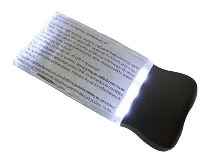 Lupa do czytania x2 z podświetleniem LED