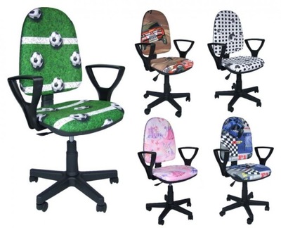 Krzesło Fotel dla dziecka biurka boisko zielony