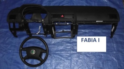 Панель приладів консоль skoda fabia i pod подушка безпеки пасажира фото №1