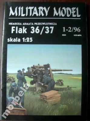 Haliński 1-2/96 Niemiecka Armata Flak 36/37 1:25