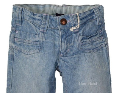 RESERVED Nowe modne jeansy SPODNIE dziewczęce 128