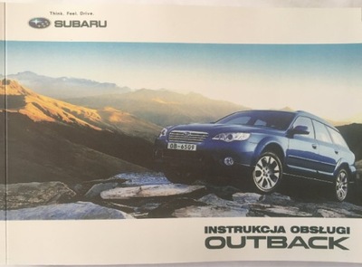 Subaru outback polska instrukcja obsługi 2004-2009