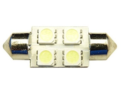 żarówka rurkowa LED 10x36 4 SMD C5W C10W 36 mm 12V