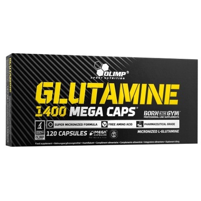 Olimp L-Glutamine Mega Caps 120kaps. Glutamina