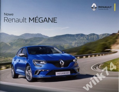 RENAULT MEGANE PROSPEKT 06 2016 MODÈLE 2017 POLONAIS 36 STR. - milautoparts-fr.ukrlive.com