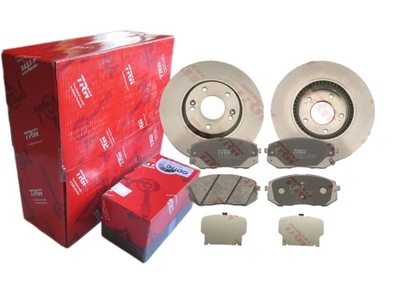 DISQUES + SABOTS DE FREIN TRW AVANT HYUNDAI I40 IX35 300MM - milautoparts-fr.ukrlive.com