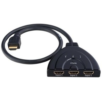 SPLITTER ROZGAŁĘŹNIK ROZDZIELACZ HDMI - 3x HDMI