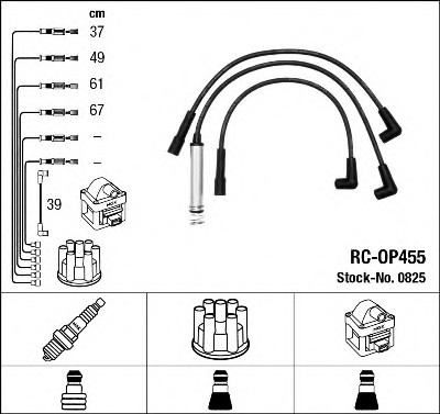 D'ENTRAÎNEMENT NGK RC-OP455 0825 - milautoparts-fr.ukrlive.com