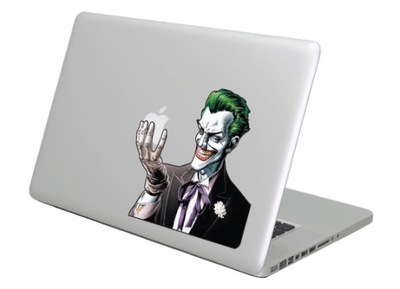 Naklejka na MacBooka Apple - Joker (Batman) kolor