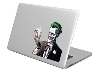 Nálepka na MacBook Apple - Joker (Batman) farba