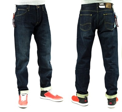 Lee Chase Dark Worn spodnie jeansy męskie W30 L32