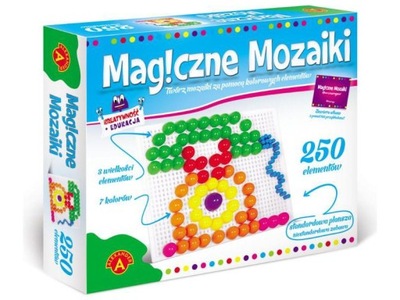 Magické mozaiky 250 EL. Kreativita a vzdelávanie Vkladanie 4+ Alexander 0662