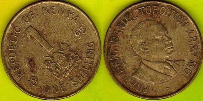 KENIA 1 Shilling 1995 r.