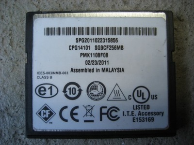 Karta Compact Flash CF 256MB