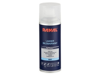 Ranal Lakier bezbarwny Mat 400ml Matowy spray