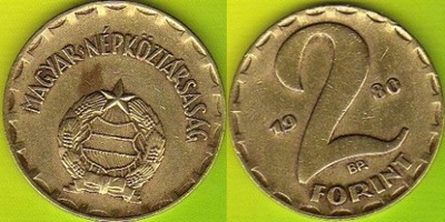 Węgry - 2 Forint 1980 r.