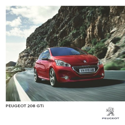 Peugeot 208 GTi prospekt 2013 Austria 