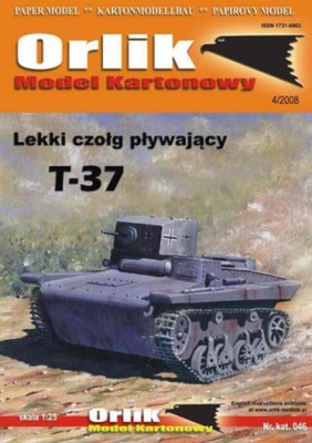 Orlik 046 Lekki czołg pływający T-37