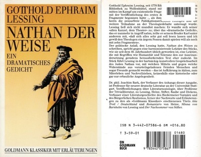 NATHAN DER WEISE - Gotthold Ephraim Lessing