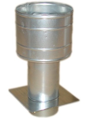 Nasada kominowa Deflektor fi100mm ocynk z płytą