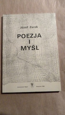 Poezja i myśl - Józef ZAREK Czeska poezja
